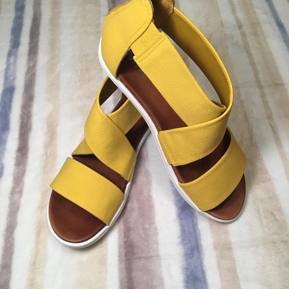 mia yellow sandals